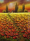 Colorful Impasto Paintings - IMPASTO LANDSCAPE by Mario